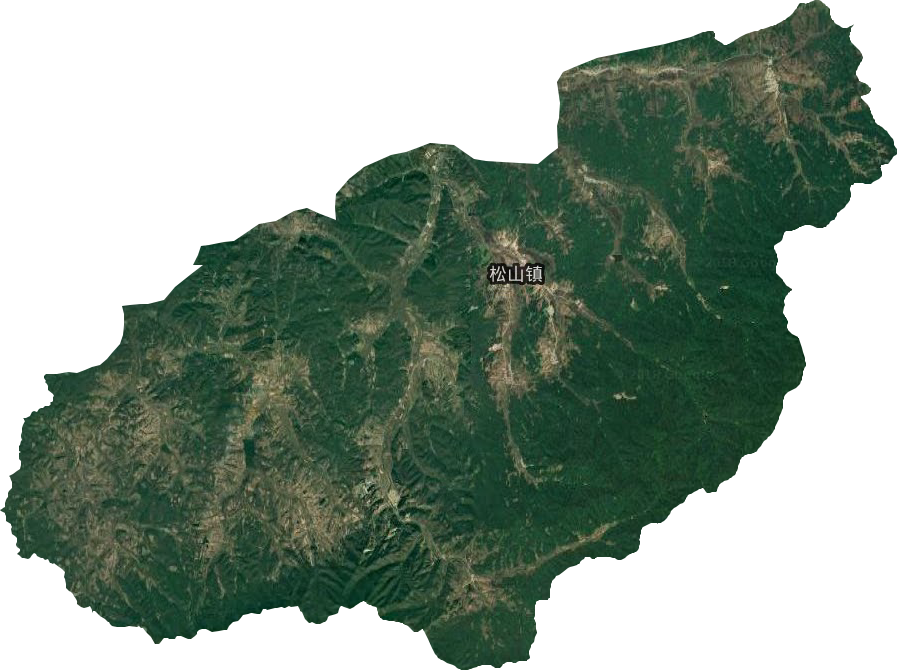 松山镇卫星图
