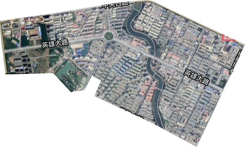 地直街道卫星图