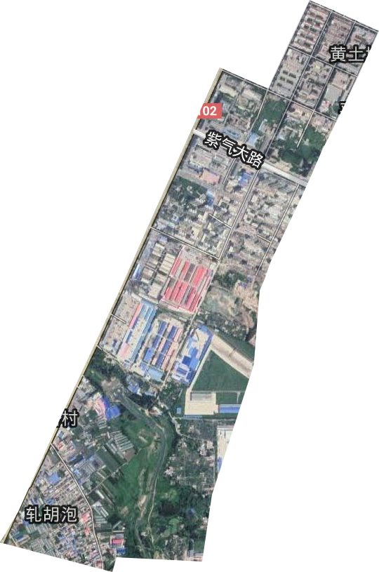 黄土坑街道卫星图