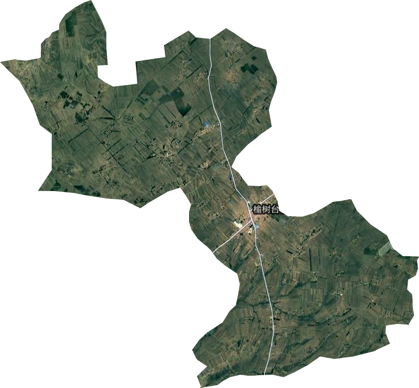 榆树台镇卫星图