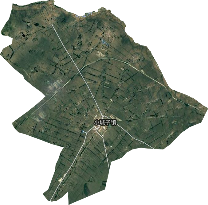小城子镇卫星图