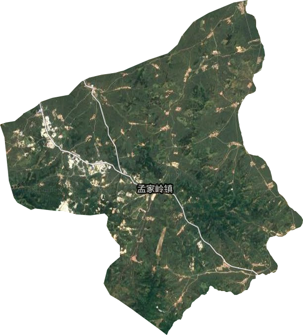 孟家岭镇卫星图
