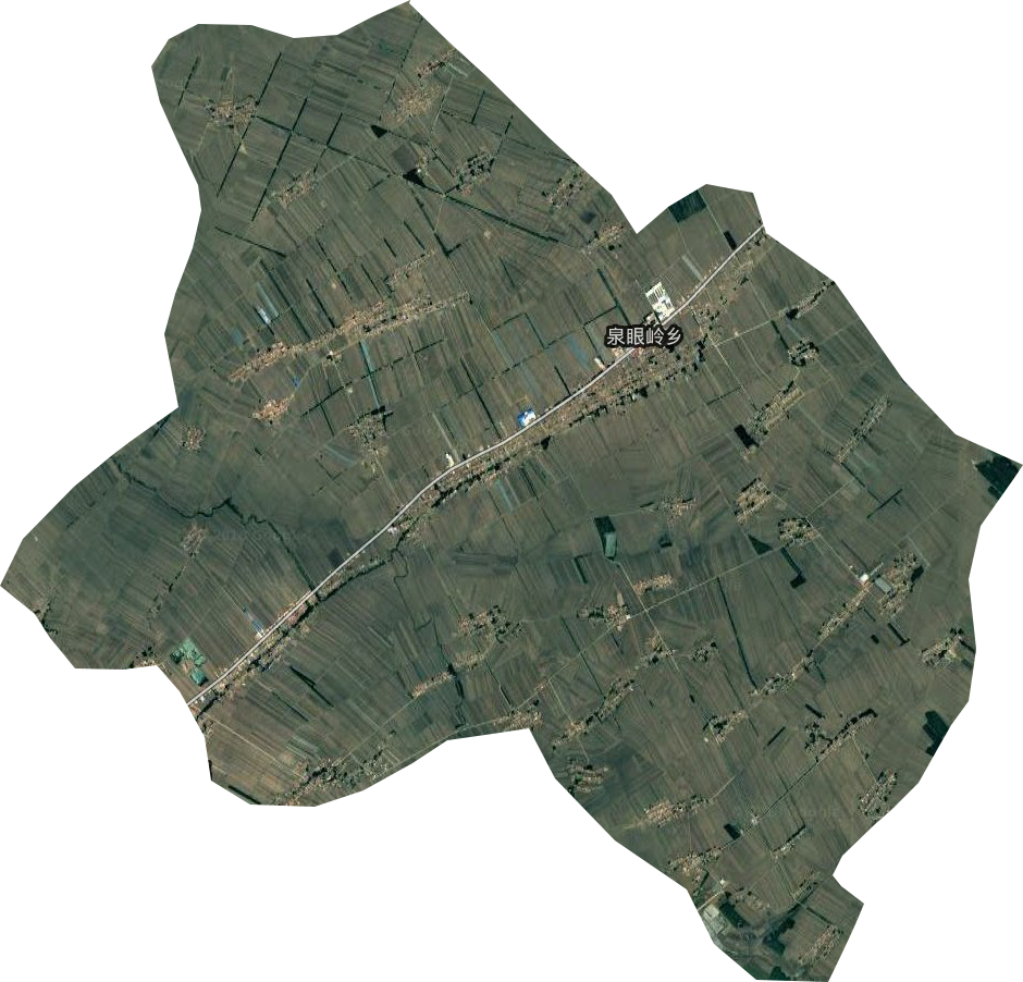 泉眼岭乡卫星图