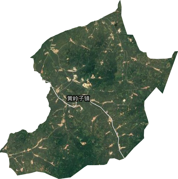 黄岭子镇卫星图