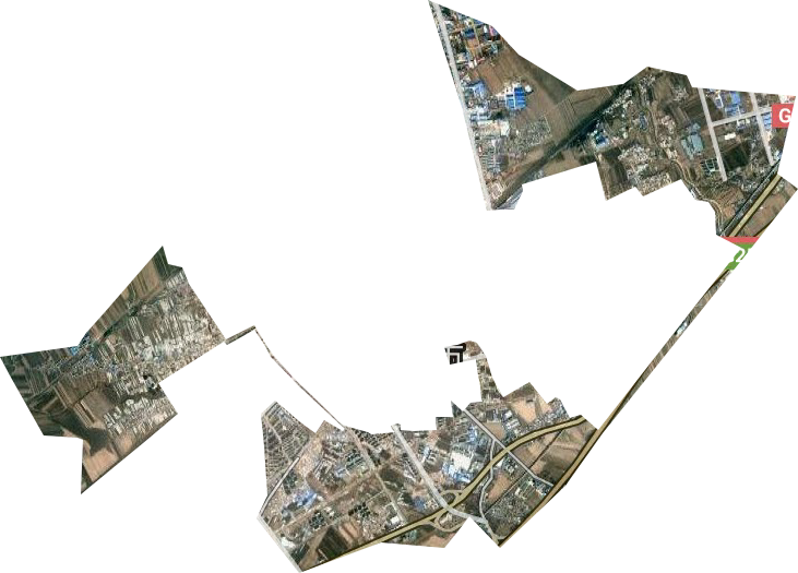 苇子沟街道卫星图