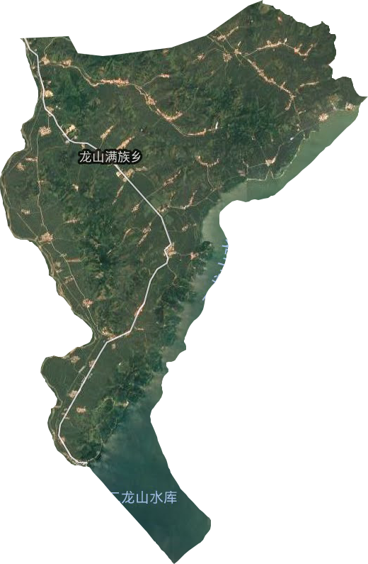 龙山乡卫星图