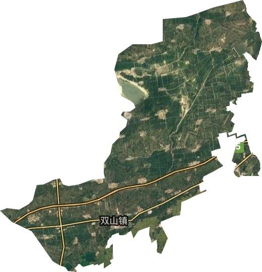 双山镇卫星图