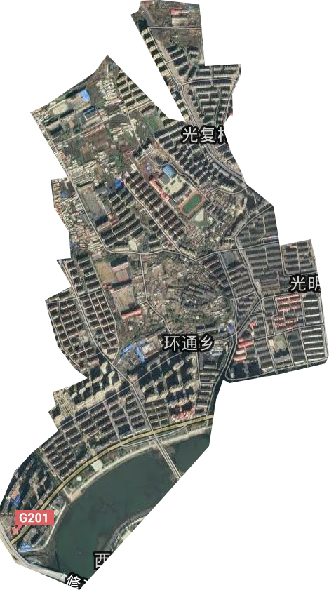 光明街道卫星图