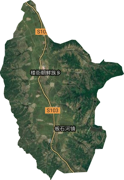 楼街朝鲜族乡卫星图