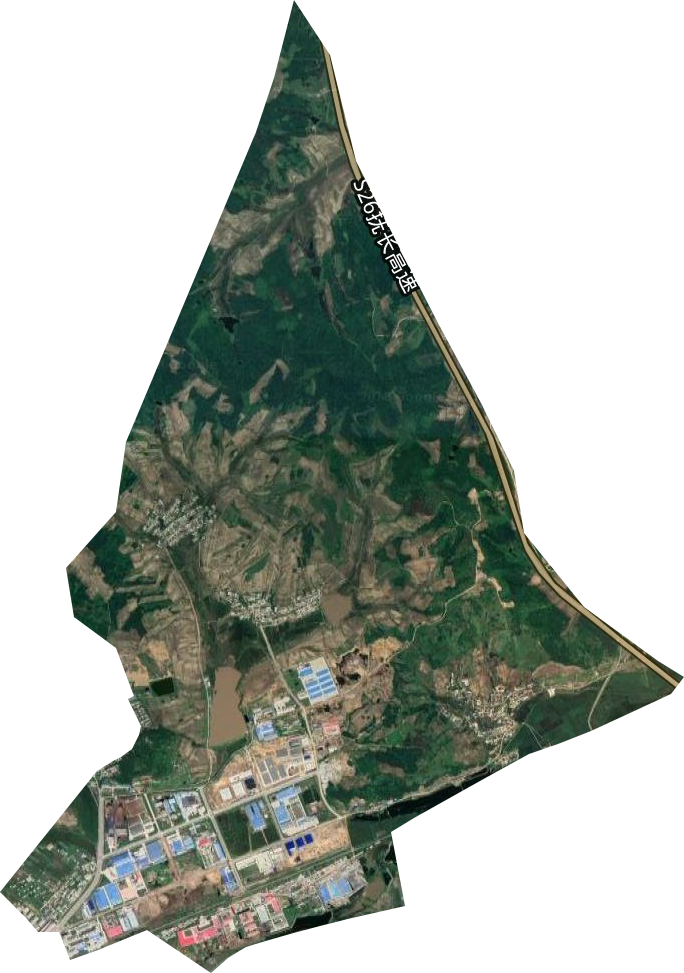 辉南县经济技术开发区卫星图