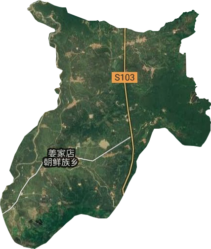 姜家店朝鲜族乡卫星图