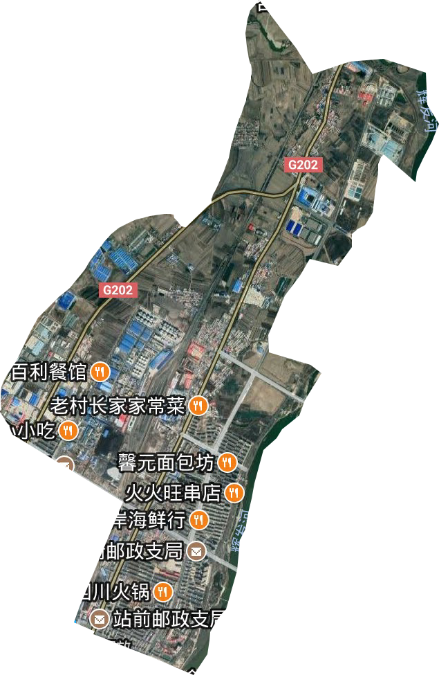 解放街道办事处（梅河口市经济贸易开发区）卫星图