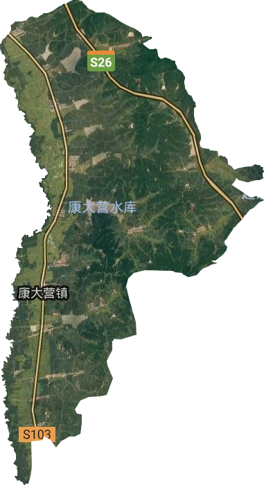 康大营镇卫星图