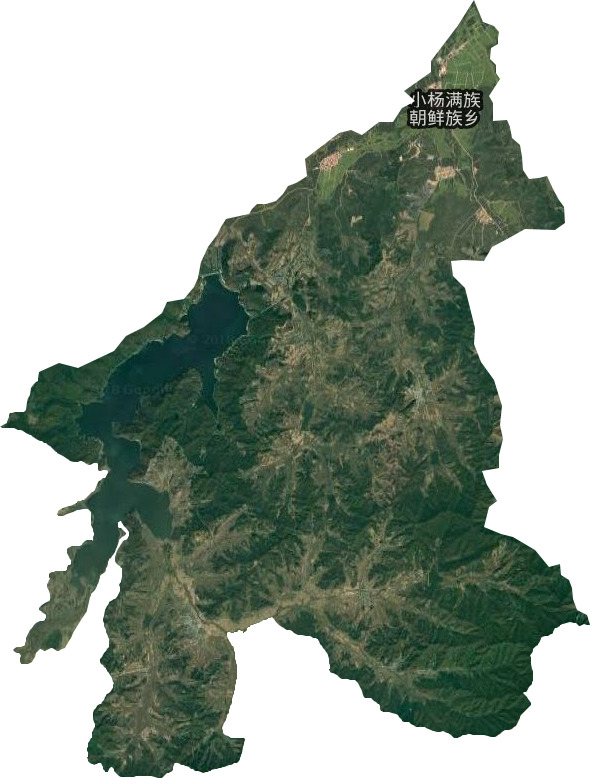 小杨满族朝鲜族乡卫星图