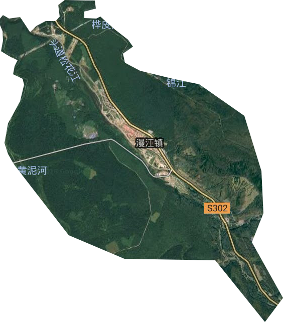 长白山保护开发区管委会池南区（特殊乡镇）卫星图