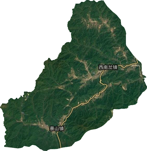 景山镇卫星图