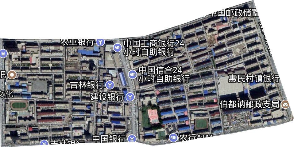 文化街道卫星图