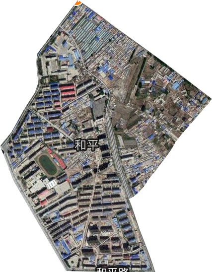 和平街道卫星图