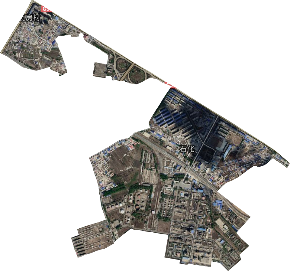 石化街道卫星图