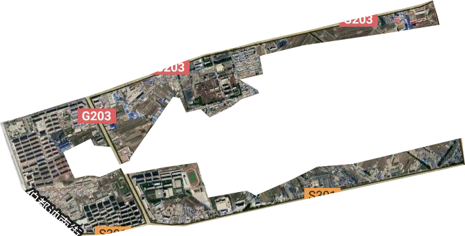 伯都讷街道卫星图