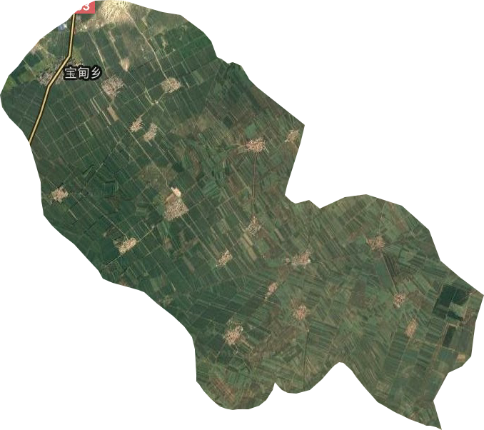 宝甸乡卫星图