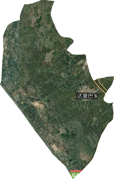 达里巴乡卫星图