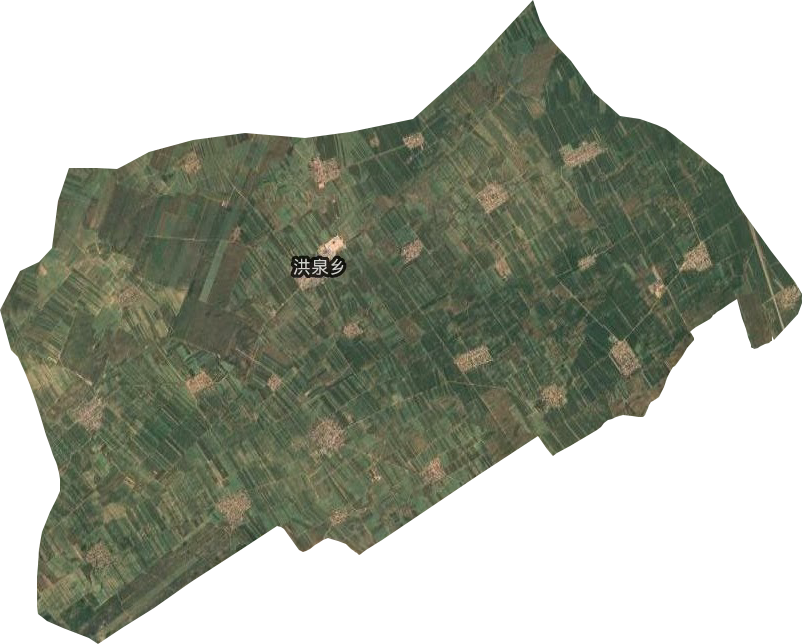 洪泉乡卫星图