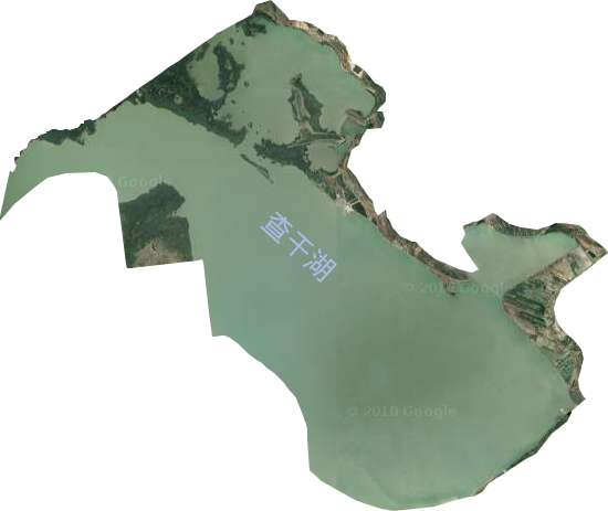 查干湖渔场卫星图