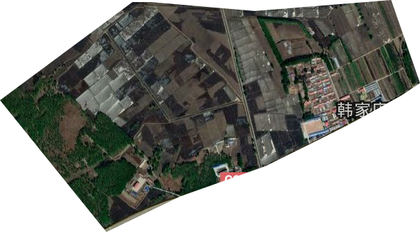 韩家店林场卫星图