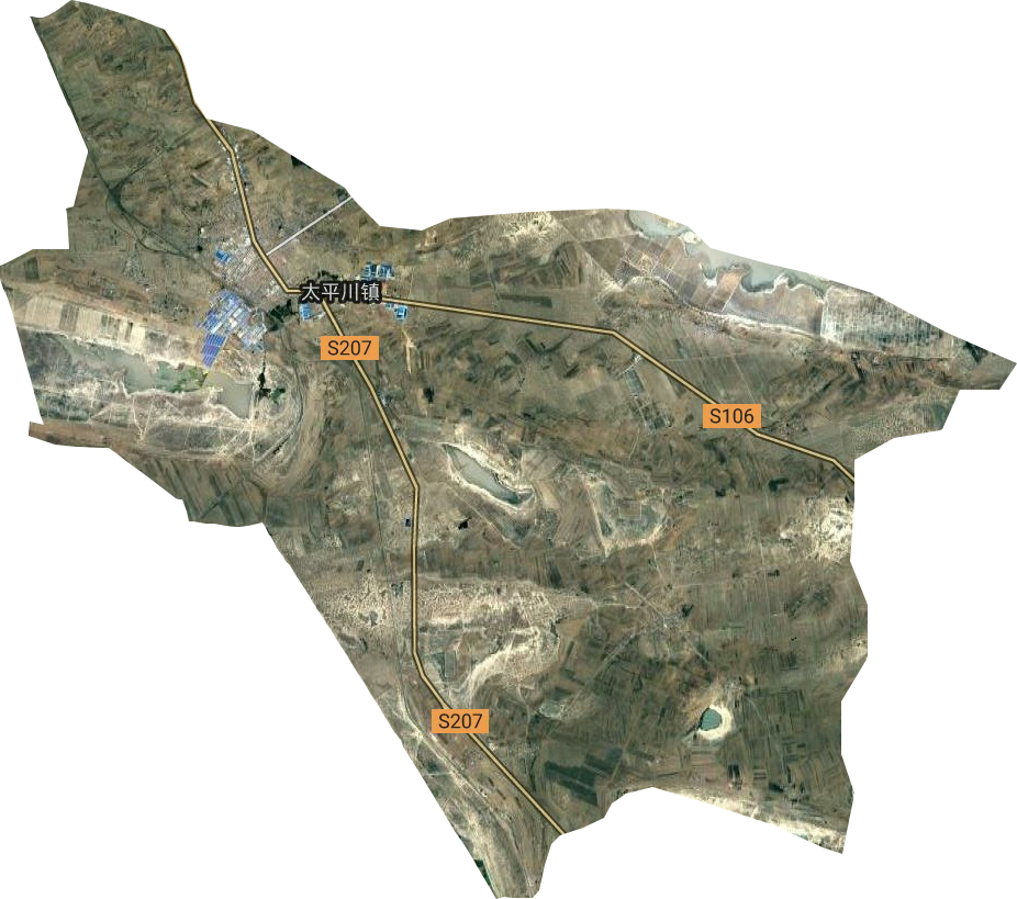 太平川镇卫星图
