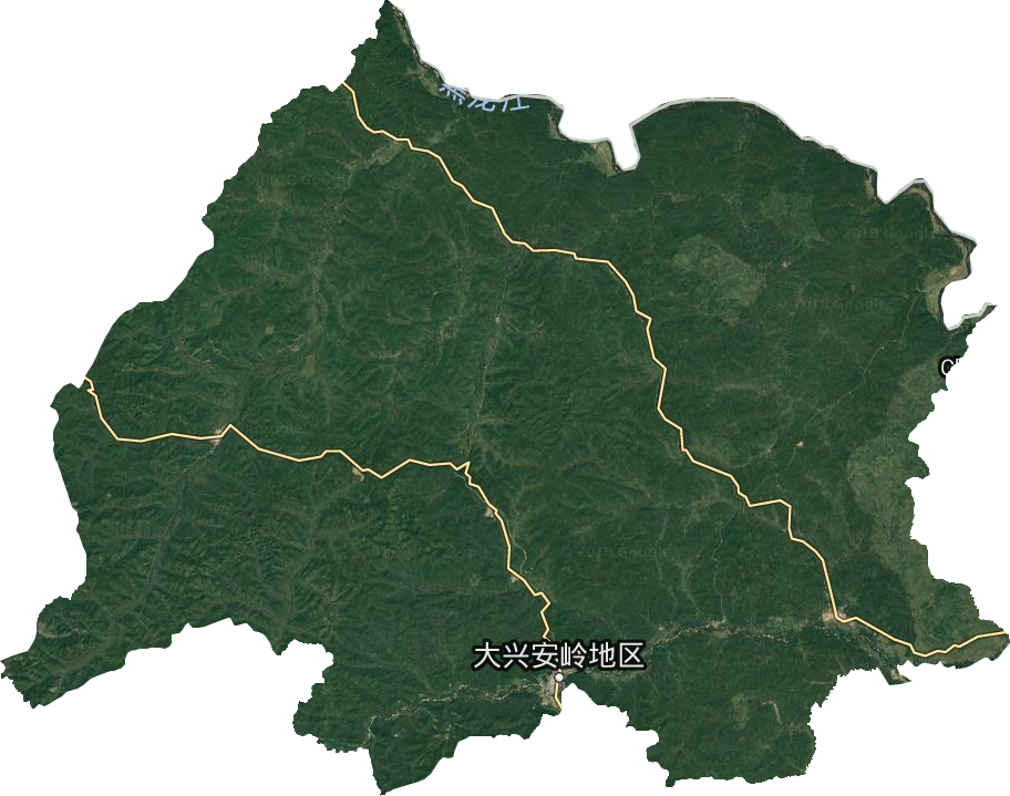 塔河县卫星图
