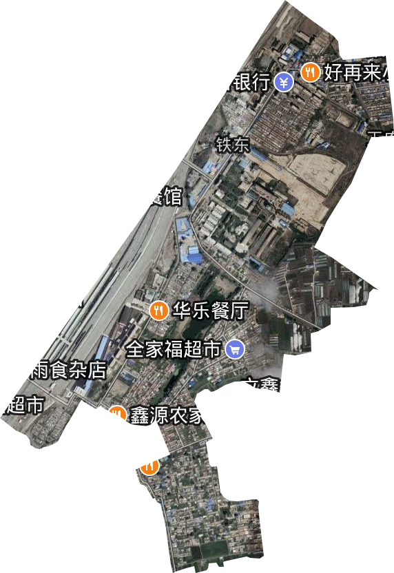 铁东街道卫星图