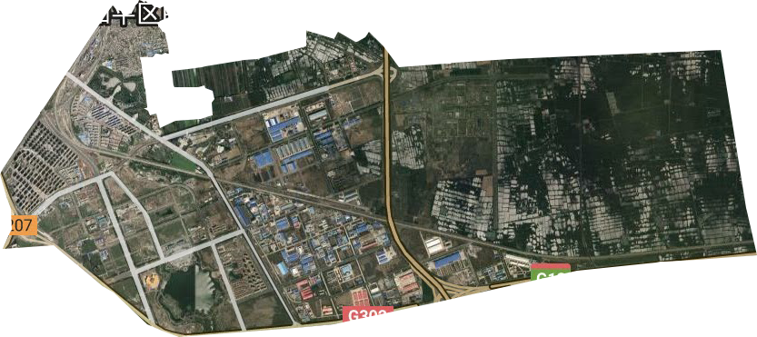 城南街道办事处（工业园区）卫星图
