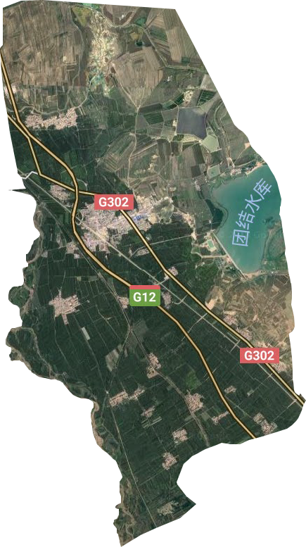 岭下镇（查干浩特旅游经济开发区）（省级）卫星图
