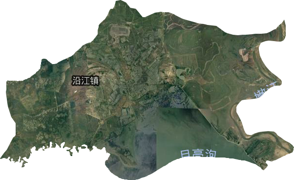 沿江镇卫星图