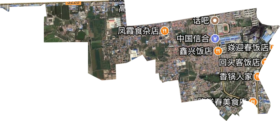 永康街道卫星图