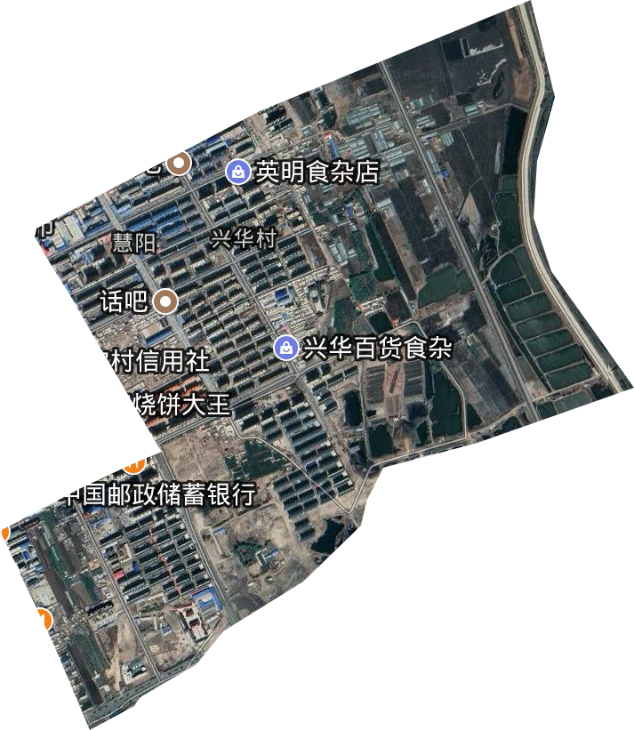 慧阳街道卫星图