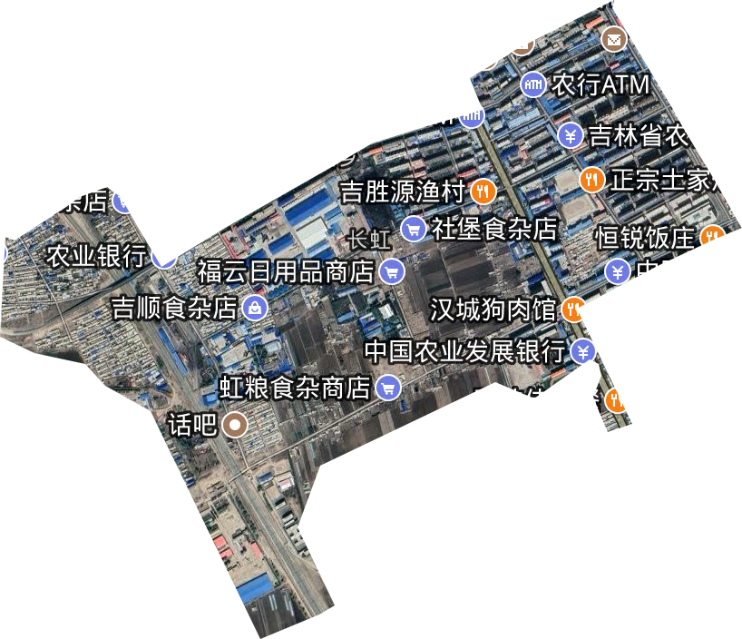 长虹街道卫星图