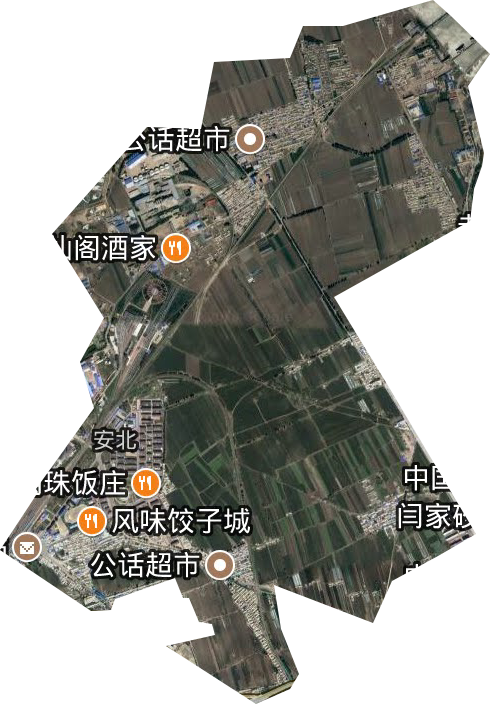 安北街道卫星图