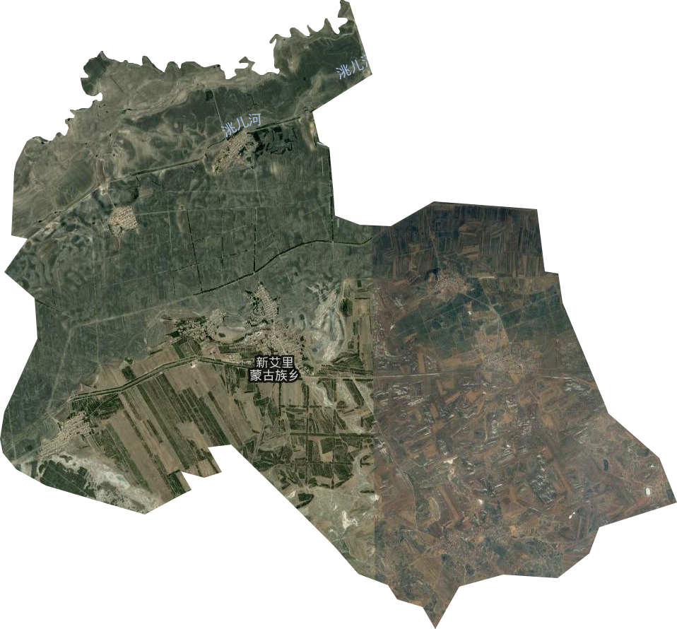 新艾里蒙古族乡卫星图