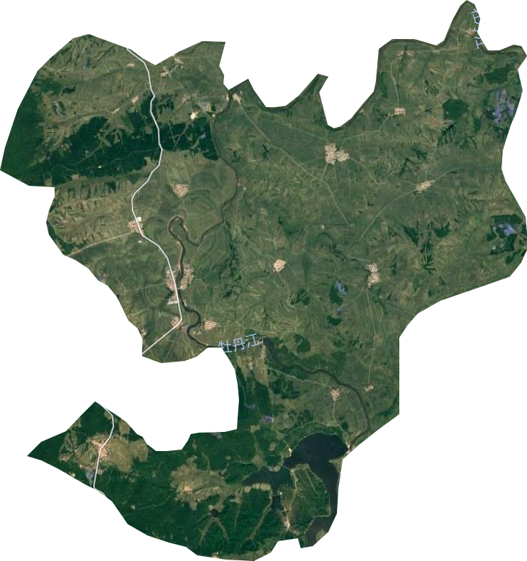 黑石乡卫星图