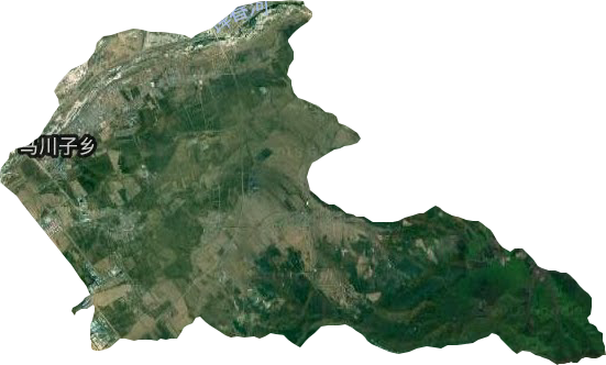 马川子乡卫星图