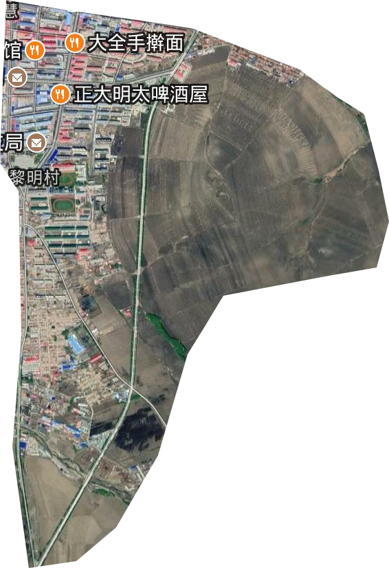 民慧街道卫星图