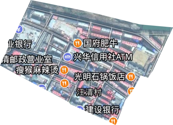 大明社区工作委员会卫星图