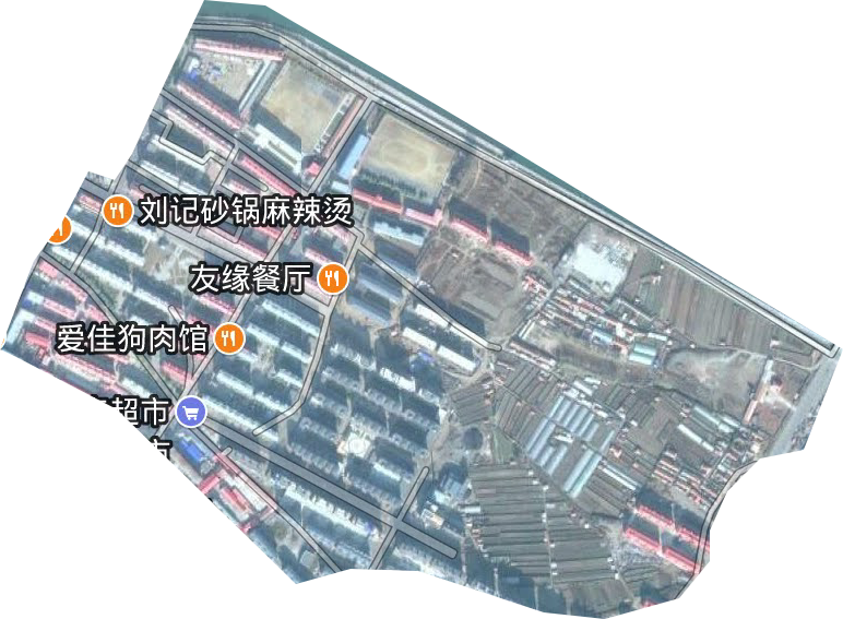 大川社区工作委员会卫星图