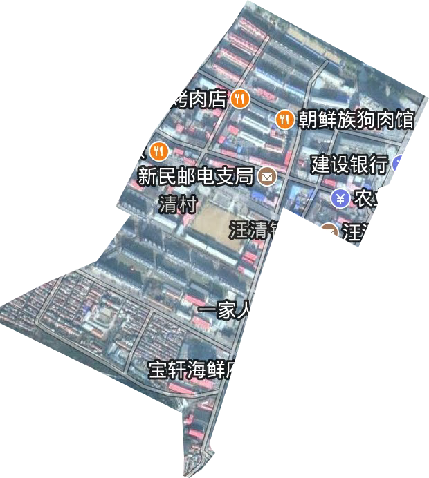 新华社区工作委员会卫星图