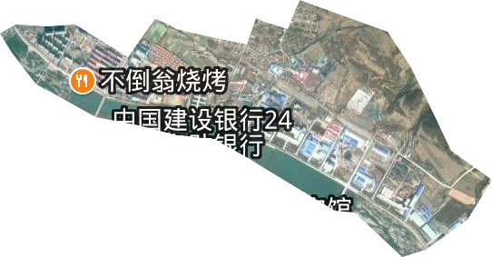 江北社区工作委员会卫星图