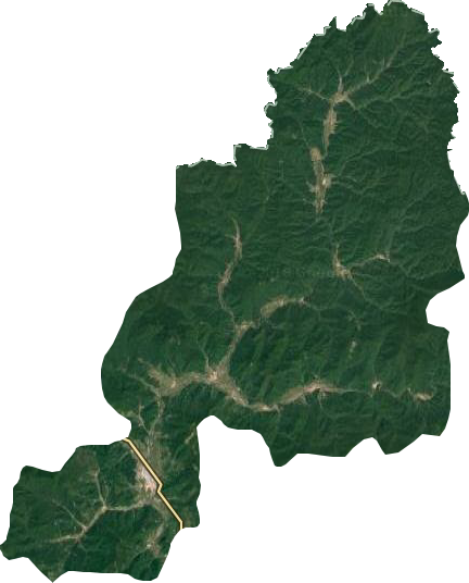 天桥岭镇卫星图