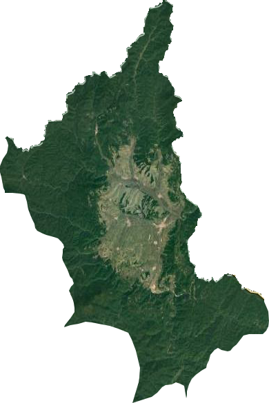 罗子沟镇卫星图