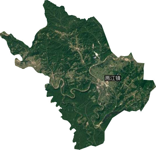 两江镇卫星图